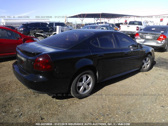 2G2WP552771162773 - 2007 PONTIAC GRAND PRIX Чорний фото 4