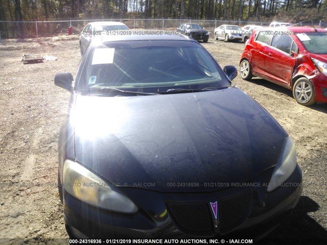 2G2WP552771162773 - 2007 PONTIAC GRAND PRIX Чорний фото 6