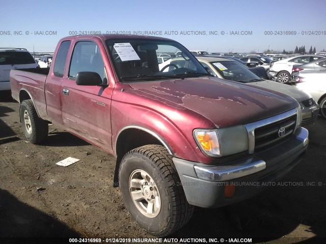 4TASN92N8XZ516230 - 1999 TOYOTA TACOMA XTRACAB PRERUNNER RED photo 1