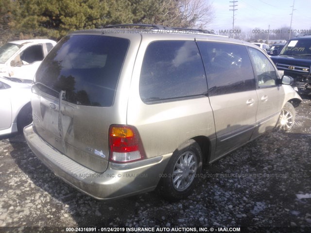 2FMZA524XYBC73518 - 2000 FORD WINDSTAR SE GOLD photo 4