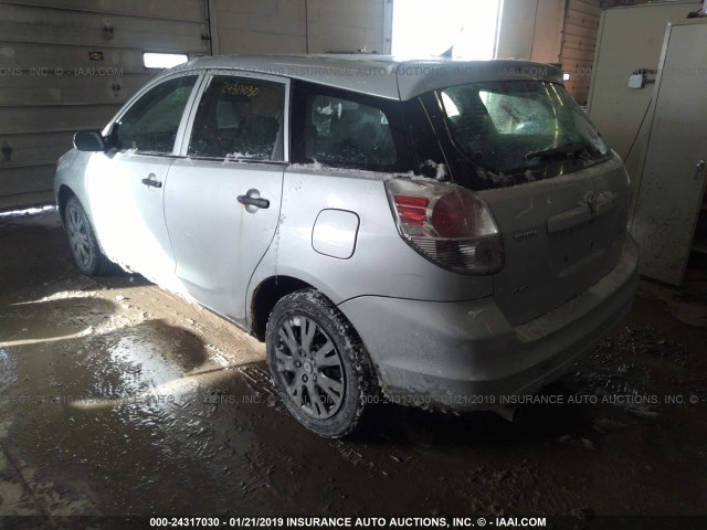 2T1LR32E45C500818 - 2005 TOYOTA COROLLA MATRIX XR SILVER photo 3