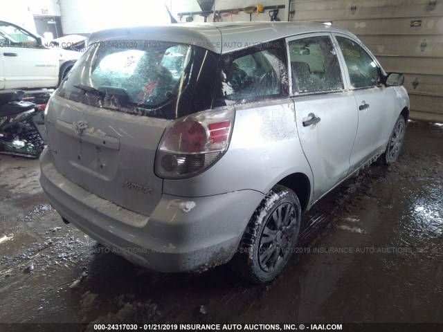 2T1LR32E45C500818 - 2005 TOYOTA COROLLA MATRIX XR SILVER photo 4