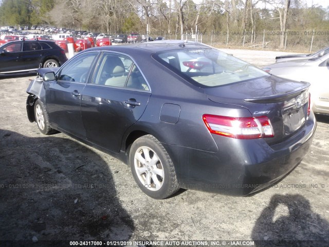 4T1BF3EK6AU531163 - 2010 TOYOTA CAMRY GRAY photo 3