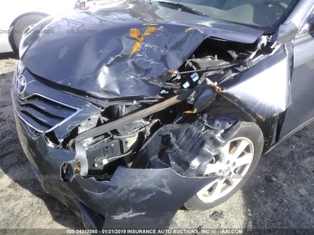 4T1BF3EK6AU531163 - 2010 TOYOTA CAMRY GRAY photo 6
