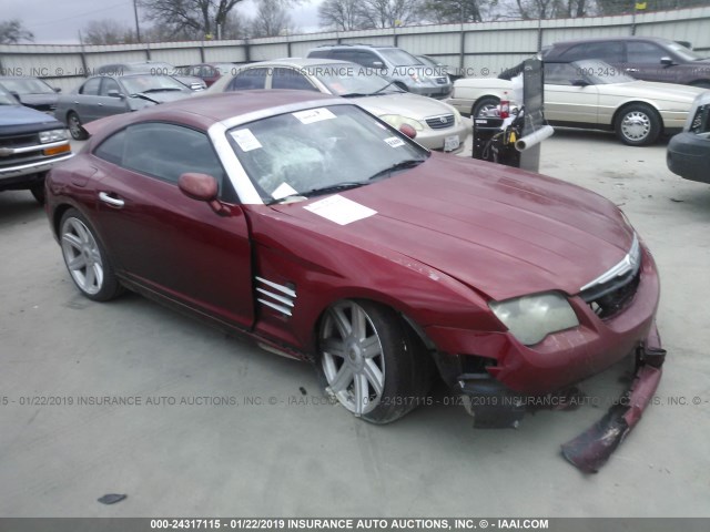 1C3AN69L66X065140 - 2006 CHRYSLER CROSSFIRE LIMITED RED photo 1
