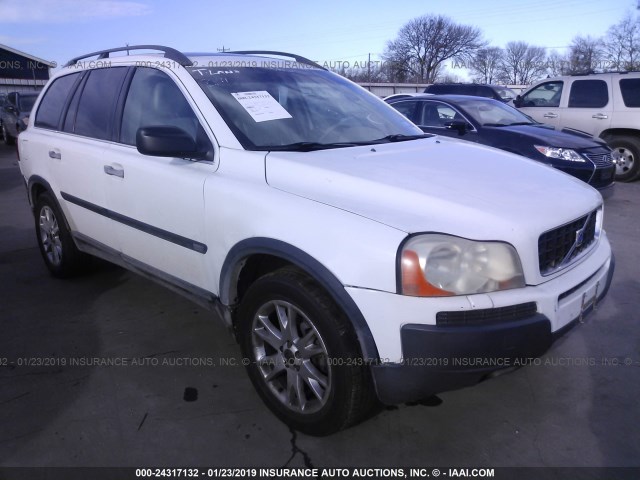 YV1CZ91H441042788 - 2004 VOLVO XC90 T6 WHITE photo 1