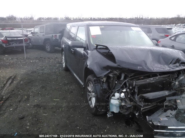 2FMGK5B8XEBD14653 - 2014 FORD FLEX SE BLACK photo 1