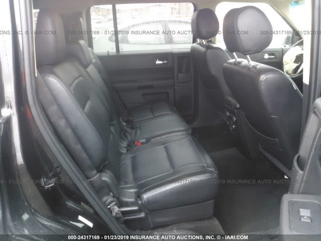 2FMGK5B8XEBD14653 - 2014 FORD FLEX SE BLACK photo 8