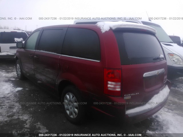 2A8HR44E29R549068 - 2009 CHRYSLER TOWN & COUNTRY LX RED photo 3