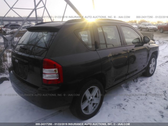 1J4NT4FBXAD601983 - 2010 JEEP COMPASS SPORT BLACK photo 4