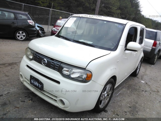 JN8AZ28R19T111133 - 2009 NISSAN CUBE S/SL WHITE photo 2