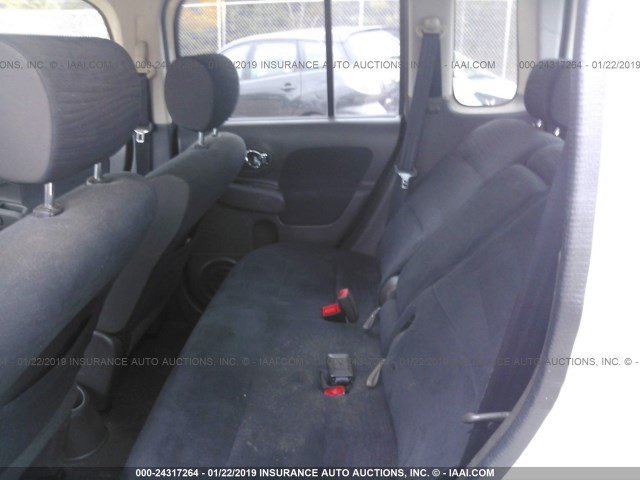 JN8AZ28R19T111133 - 2009 NISSAN CUBE S/SL WHITE photo 8