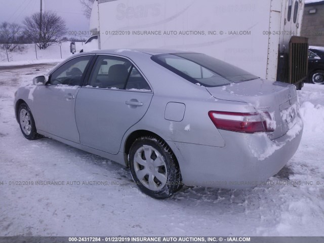 4T1BE46K87U146042 - 2007 TOYOTA CAMRY NEW GENERAT CE/LE/XLE/SE SILVER photo 3