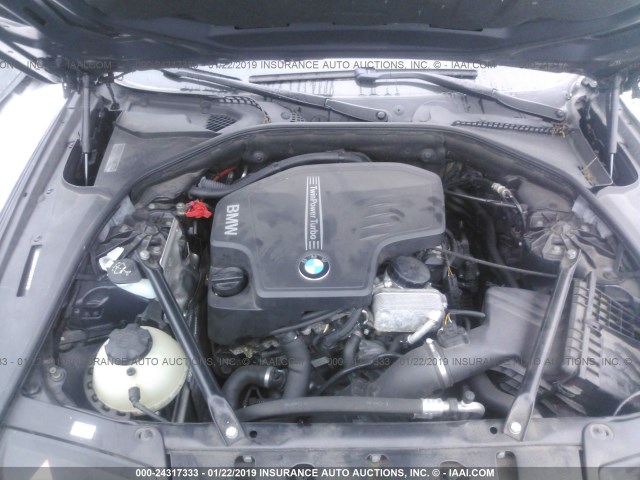 WBAXH5C54DDW13147 - 2013 BMW 528 XI BLACK photo 10