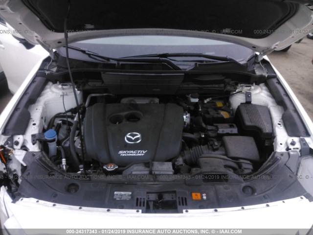 JM3KFACMXJ1348774 - 2018 MAZDA CX-5 TOURING Белый фото 10