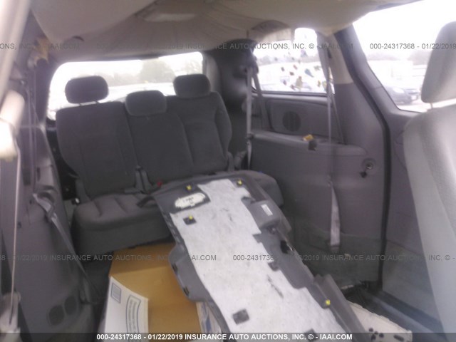 2D4GP44L75R210620 - 2005 DODGE GRAND CARAVAN SXT Azul foto 8