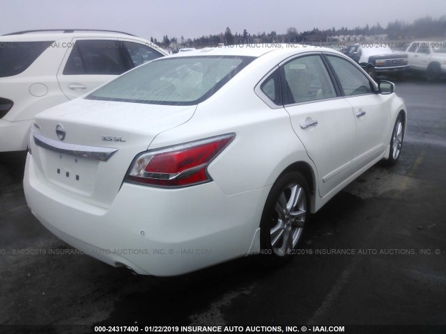 1N4BL3AP2FC447939 - 2015 NISSAN ALTIMA 3.5S/3.5SV/3.5SL WHITE photo 4