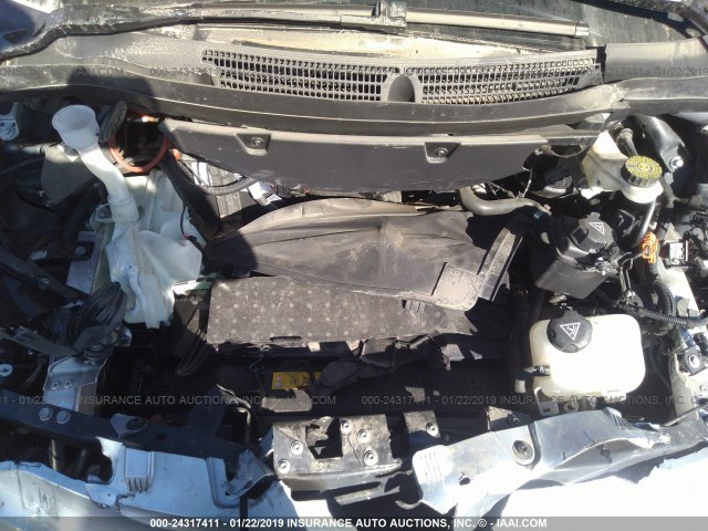 WBY1Z2C56EV284837 - 2014 BMW I3 BEV SILVER photo 10