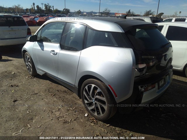 WBY1Z2C56EV284837 - 2014 BMW I3 BEV SILVER photo 3