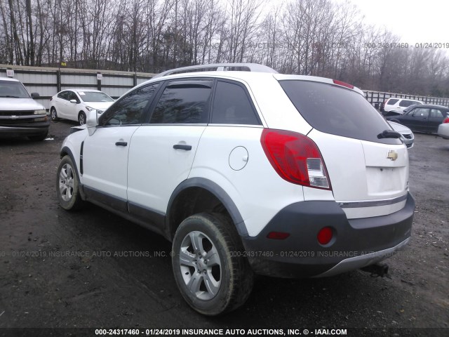 3GNFL2EK9DS520307 - 2013 CHEVROLET CAPTIVA LS 白色 照片 3