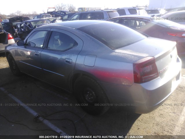 2B3KA43G86H317052 - 2006 DODGE CHARGER SE/SXT GRAY photo 3