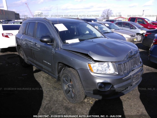 1J4NF1FB5BD259303 - 2011 JEEP COMPASS SPORT GRAY photo 1