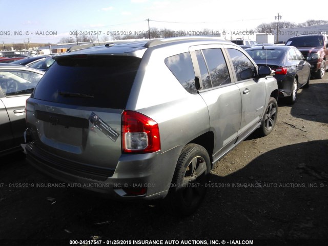 1J4NF1FB5BD259303 - 2011 JEEP COMPASS SPORT GRAY photo 4