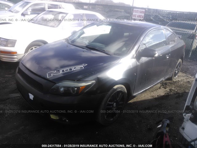 JTKDE177950012725 - 2005 TOYOTA SCION TC შავი ფოტო 2