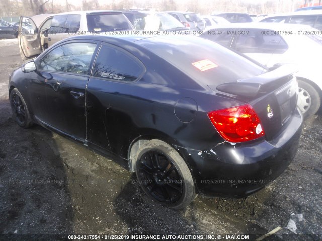 JTKDE177950012725 - 2005 TOYOTA SCION TC შავი ფოტო 3