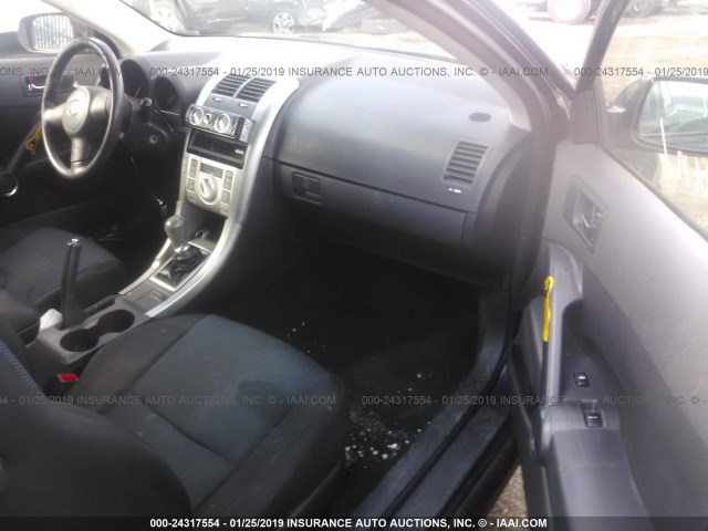 JTKDE177950012725 - 2005 TOYOTA SCION TC შავი ფოტო 5