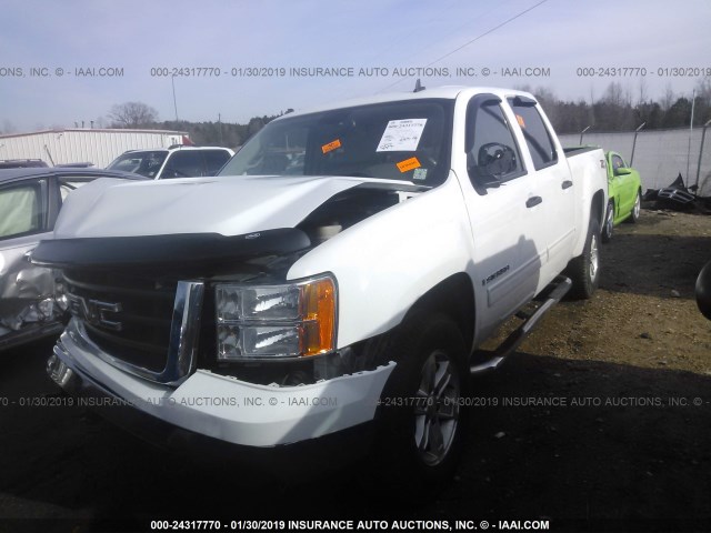 3GTEK13JX8G286909 - 2008 GMC SIERRA K1500 WHITE photo 2