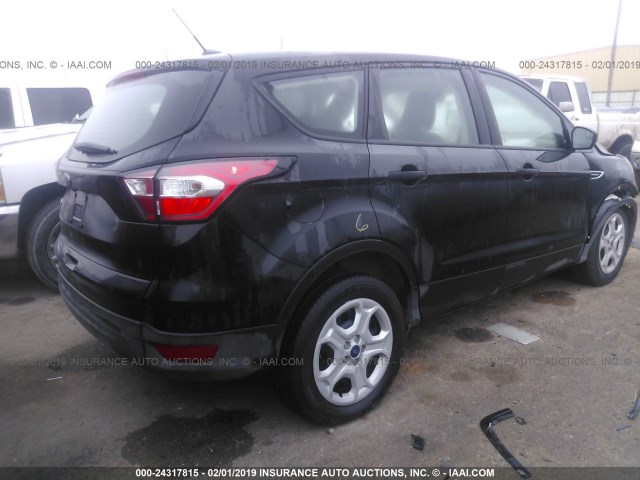 1FMCU0F78JUA41813 - 2018 FORD ESCAPE S BLACK photo 4