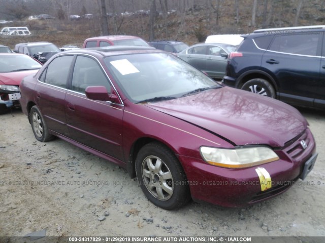 1HGCG66891A014615 - 2001 HONDA ACCORD EX RED photo 1