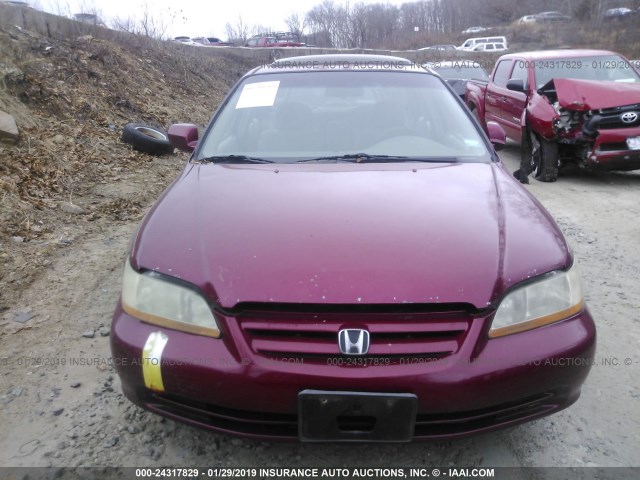 1HGCG66891A014615 - 2001 HONDA ACCORD EX RED photo 6