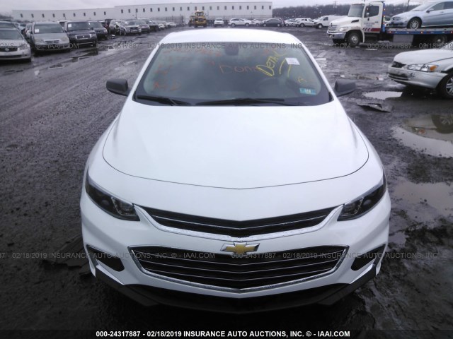 1G1ZB5ST9HF143570 - 2017 CHEVROLET MALIBU LS Ağ foto 6