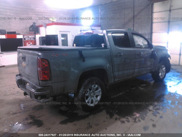1GCGTCEN6J1115189 - 2018 CHEVROLET COLORADO LT GRAY photo 4