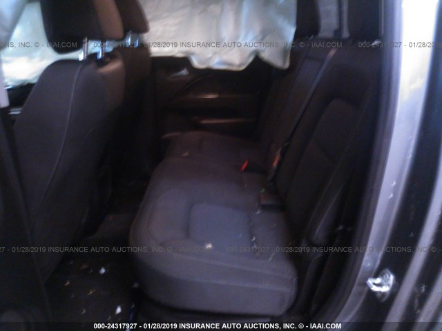 1GCGTCEN6J1115189 - 2018 CHEVROLET COLORADO LT GRAY photo 8