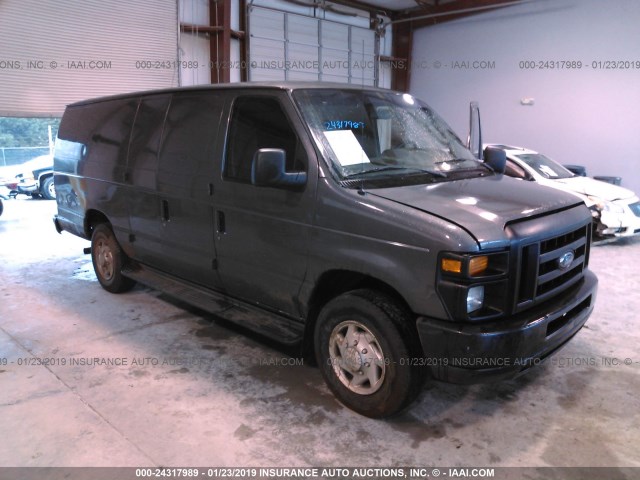 1FTNS24L19DA01552 - 2009 FORD ECONOLINE E250 VAN GRAY photo 1