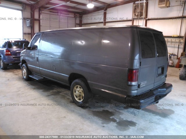 1FTNS24L19DA01552 - 2009 FORD ECONOLINE E250 VAN GRAY photo 3