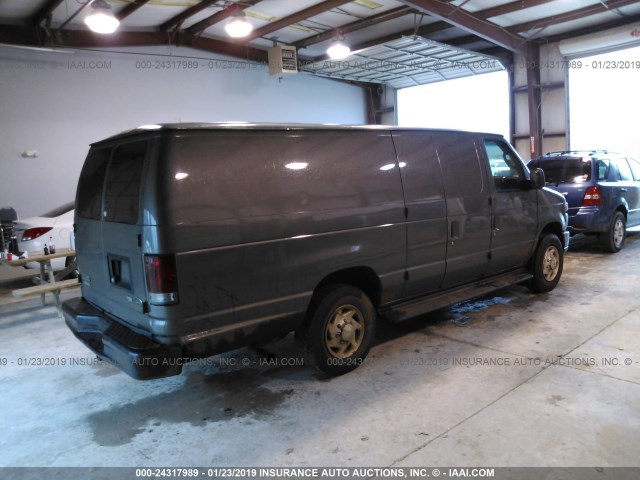 1FTNS24L19DA01552 - 2009 FORD ECONOLINE E250 VAN GRAY photo 4