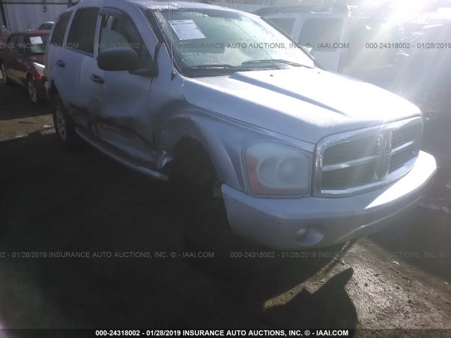 1D4HB58D54F135448 - 2004 DODGE DURANGO LIMITED SILVER photo 1