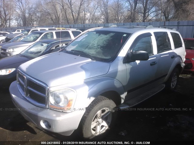 1D4HB58D54F135448 - 2004 DODGE DURANGO LIMITED SILVER photo 2