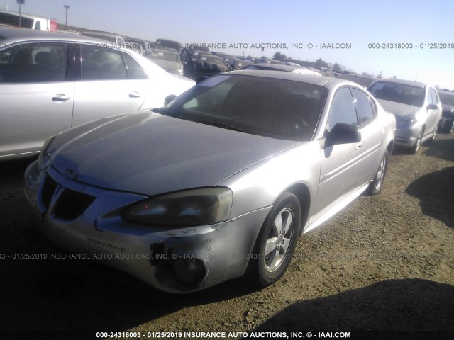 2G2WP552461238691 - 2006 PONTIAC GRAND PRIX SILVER photo 2