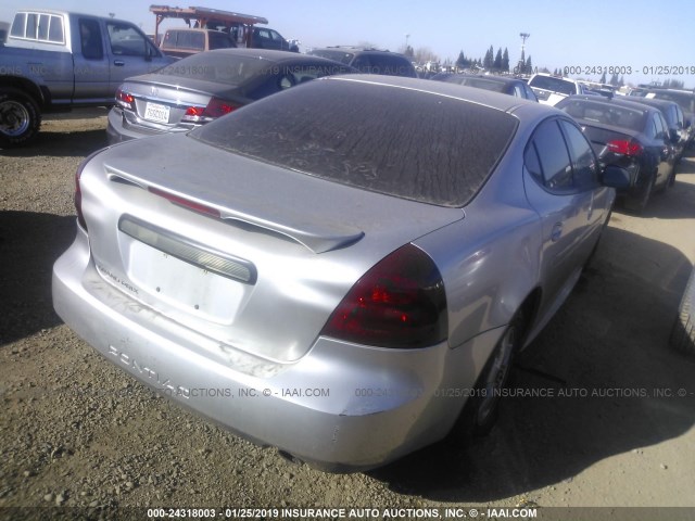 2G2WP552461238691 - 2006 PONTIAC GRAND PRIX SILVER photo 4