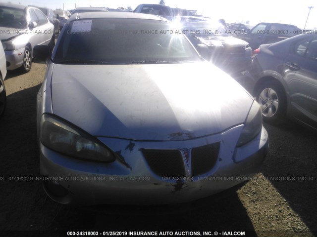 2G2WP552461238691 - 2006 PONTIAC GRAND PRIX SILVER photo 6