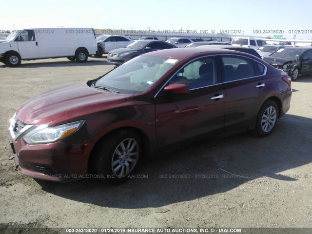 1N4AL3AP7HN334037 - 2017 NISSAN ALTIMA 2.5/S/SV/SL/SR MAROON photo 2