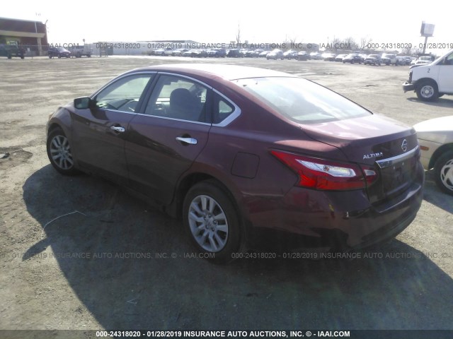 1N4AL3AP7HN334037 - 2017 NISSAN ALTIMA 2.5/S/SV/SL/SR MAROON photo 3