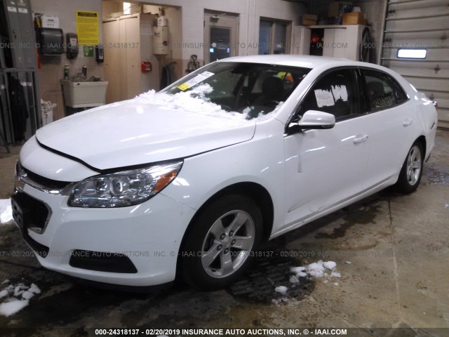 1G11C5SAXGF153015 - 2016 CHEVROLET MALIBU LIMITED LT WHITE photo 2