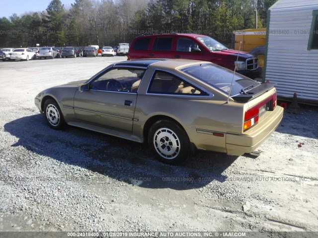 JN1HZ16S6GX084837 - 1986 NISSAN 300ZX 2+2 GOLD photo 3