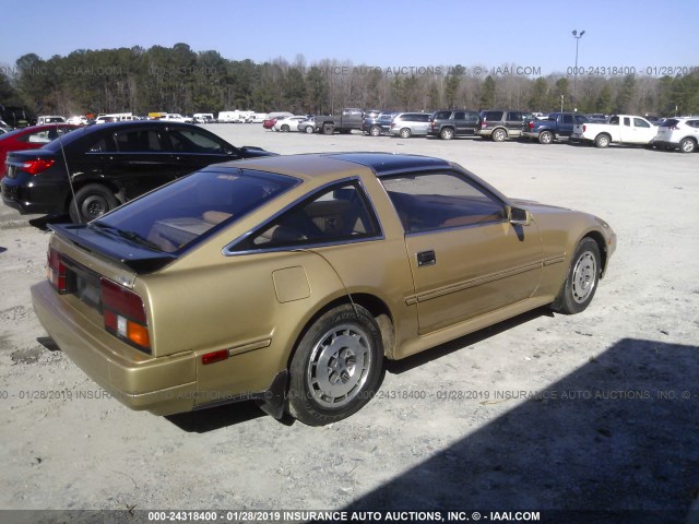 JN1HZ16S6GX084837 - 1986 NISSAN 300ZX 2+2 GOLD photo 4